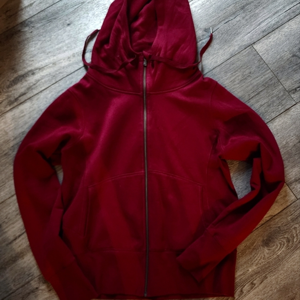 Red Zip-Up Hoodie